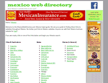 Tablet Screenshot of mexicowebdirectory.com